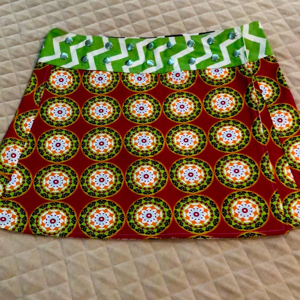 Darling, handmade, reversible skirt!